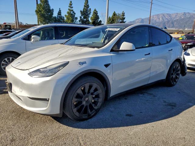 2021 Tesla Model Y, VIN 5YJYGAEE4MF160091. Photo 1 of 6 from Copart auction. OpenDataCar US salvage catalog.